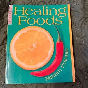 DK Publishing Healing Foods book. Excellent condition. Pen mark on back cover.